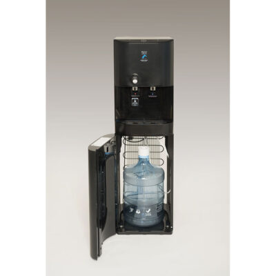Water cooler hot/cold (black) freestanding bottom load